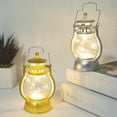 Christmas Retro Small Oil Lamp Electronic Candle Lamp Creative Horse