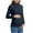 Navy, variant on Diufon Maternity Long Sleeve Shirts Mock Neck Pregnancy Pullover Tops Lightweight Side Ruched Basic Blouse