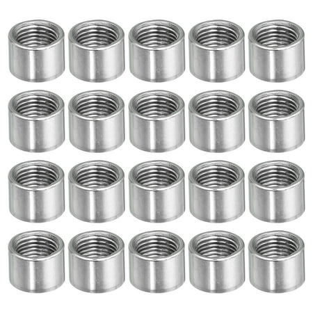 

Uxcell Round Coupling Nut M10x1mm 10mm Threaded Sleeve Connector Rod Bar Stud Tube 20 Pack
