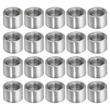 

Uxcell Round Coupling Nut M10x1mm 10mm Threaded Sleeve Connector Rod Bar Stud Tube 20 Pack