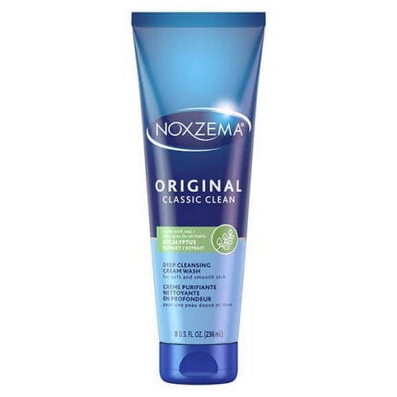 Noxzema Classic Clean Original Deep Cleansing Cream Wash, 8 Oz, 2 Pack