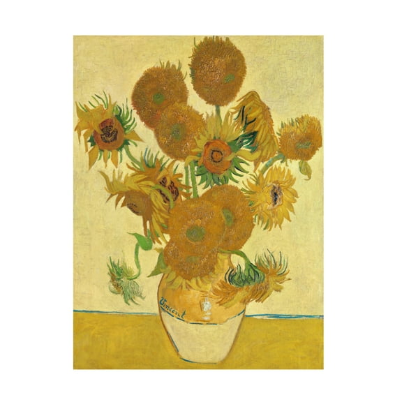 Trademark Fine Art Pictufy Sunflowers Canvas Wall Art