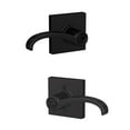 thumbnail image 2 of Schlage F51AWIT622COL Whitney Single Cylinder Keyed Entry Door Lever Set - Black, 2 of 7