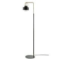 thumbnail image 4 of Safavieh Brendon Modern Angled 59.5 in. H Floor Lamp, Black/Brass Gold, 4 of 6