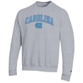thumbnail image 2 of Men's-Champion  Heather Gray North Carolina Tar Heels Arch Over Logo Pullover Sweatshirt, 2 of 3