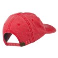 thumbnail image 5 of American Flag Embroidered Washed Cap - Red OSFM, 5 of 6