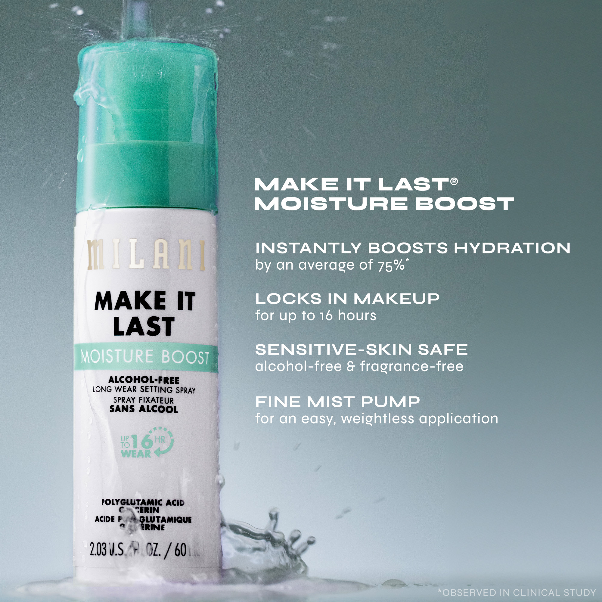 Milani Make It Last Moisture Boost Setting Spray photo 8