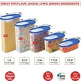 thumbnail image 2 of MILTON Microwavable & Stackable Airtight Food Storage Containers with Lids, 10 Pack, 2 of 5