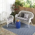 thumbnail image 3 of The Lakeside Collection Chaise Lounge Cushion - Farmhouse Rustic Cushion for Patio - Gray Stripe, 3 of 16