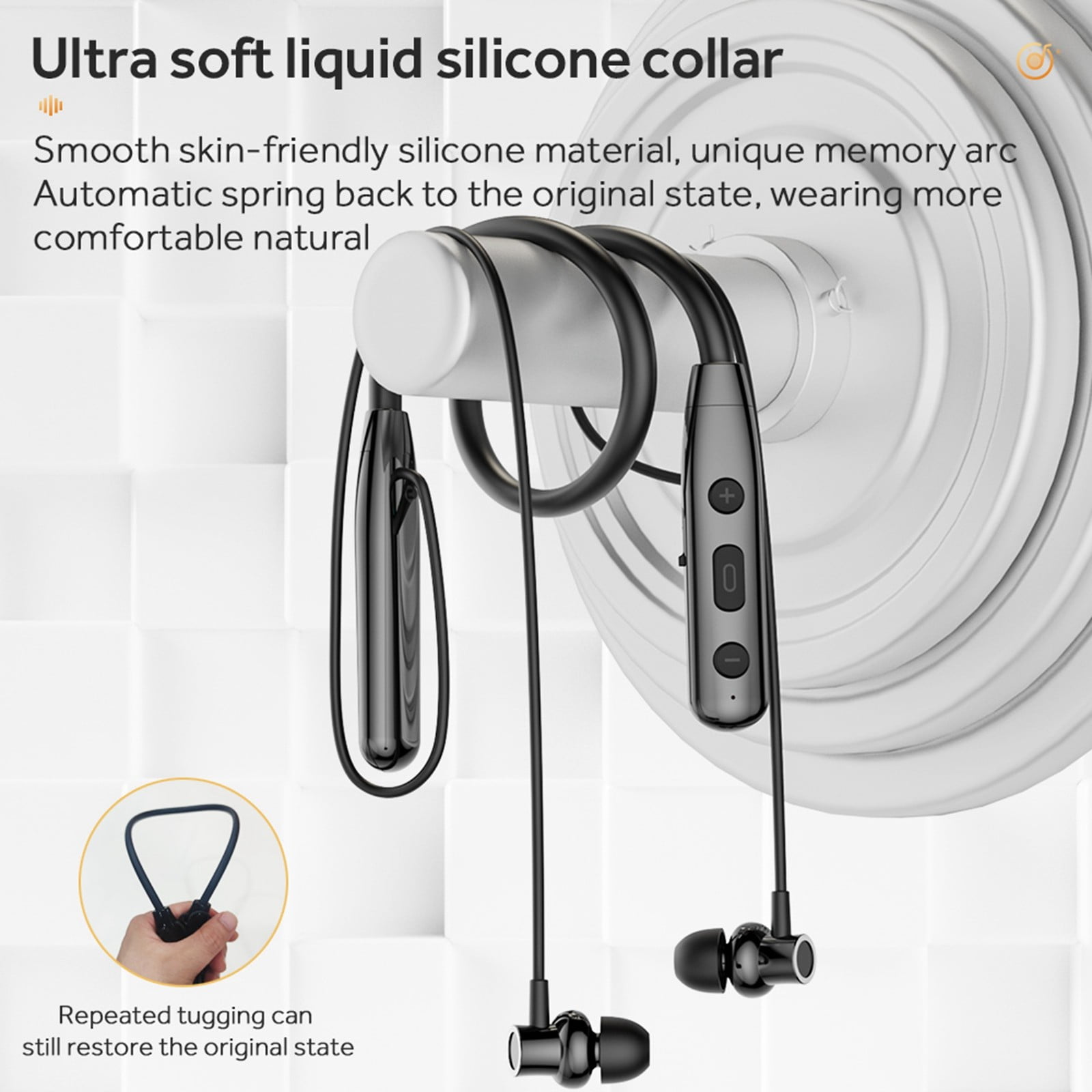 Jrocdr Personal Sound Amplifiers With Charging Case Rechargeable Digital Sound Amplifiers For Seniors Workout Wireless Headphones Wireless Headphones for Working Out Eah-az60