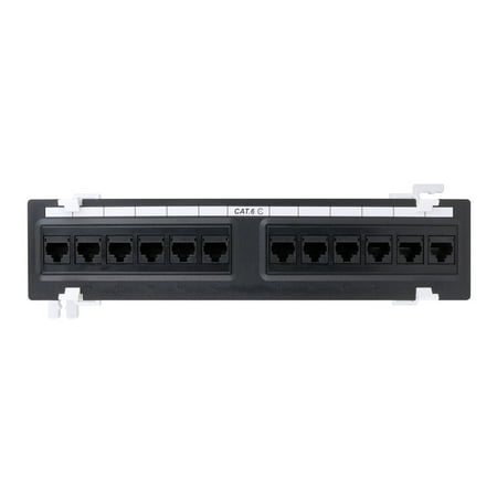 Construct Pro 12-Port Cat6 Wall Mount Patch Panel  RoHS Compliant price history on PriceWatchPro