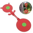 thumbnail image 1 of USHOBE 1 Set Outdoor Dart Board Rotating Target Iron Red Personal Users Shooting Range, 1 of 8