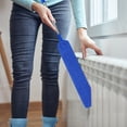 thumbnail image 4 of Treamon Microfiber Duster for High Ceilings, Reusable Washable Cleaning Duster for Cleaning Fan Cobweb with 100" Telescopic Pole Kit, Blue, 5 Pcs, 4 of 6