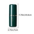 thumbnail image 3 of Toothbrush Holder with Cup, 1-piece Plastic Travel Set in White Green Blue, Non-slip Base & Compact Design for Easy Storage, Perfect for Bathroom Countertop, Couples, and On-the-go Oral Care, 3 of 6