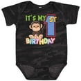 thumbnail image 3 of Inktastic Monkey First Birthday Boys or Girls Baby Bodysuit, 3 of 5