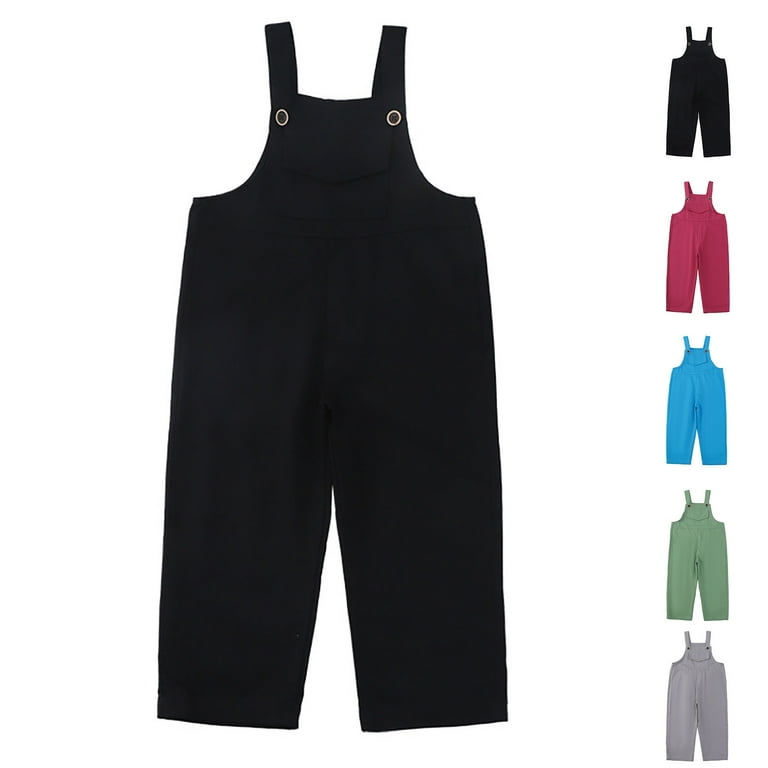 Toddler Girls Jumpsuit Girls Overalls Kids Casual Sleeveless Girls