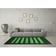 thumbnail image 3 of Ahgly Company Indoor Rectangle Abstract Emerald Green Modern Area Rugs, 6' x 9', 3 of 4