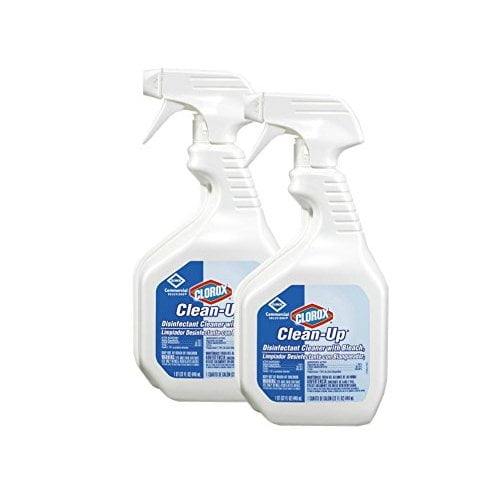 Clorox 35417EA Clean-Up Disinfectant Cleaner with Bleach, 32 fl oz Trigger Spray Bottle (Pack of 2)