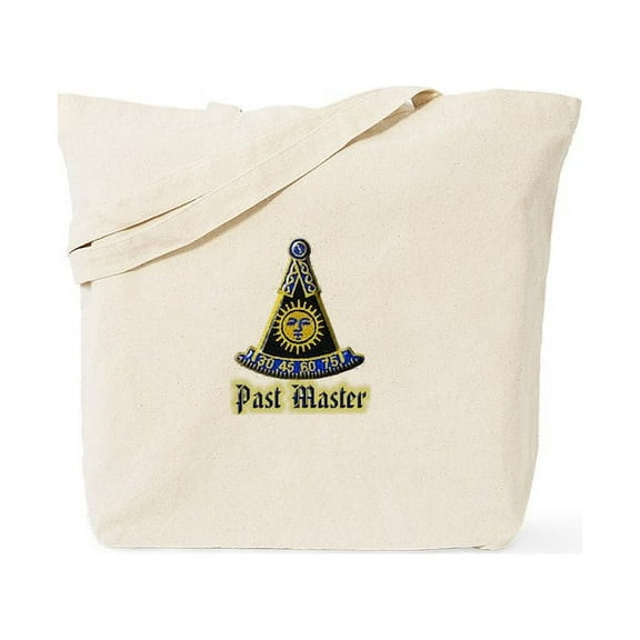 CafePress - Past Master F & A M Tote Bag - Unisex Canvas Tote Bag, Beige, 1-Piece