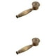 thumbnail image 4 of Advancent Cabezal de ducha, grifo de baño montado en la pared, rociador, herrajes de alta presión, soporte de ducha de mano resistente al Bronce antiguo 2piezas, 4 of 6