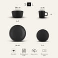 thumbnail image 3 of Juego de vajilla Stone Lain Coupé Black Matte Svc 4 - 16 piezas, 3 of 9