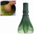 thumbnail image 1 of Matcha Whisk Set - Reusable Resin Whisk for Stirring Matcha Powder, Hot Chocolate & Milk Frothing, Easy to Clean Tea Ceremony Tool & Kitchen Gadget (Green), 1 of 7