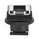 thumbnail image 1 of Adaptador de zapata para flash, ABS negro CSM-3 Adaptador de zapata para flash Adaptador de zapata para flash CS Diseñado para profesionales, 1 of 8