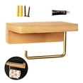 thumbnail image 2 of Advancent Gancho anticaída portarrollos de baño para soporte de baño con estante soporte para inodoro accesorios de pared Juegos de accesorios de baño, 2 of 6