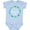 AE-Light Blue, variant on Inktastic Pop Pop's Favorite Girl Blue Flowers Wreath Girls Baby Bodysuit