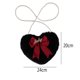thumbnail image 2 of Bolso bandolera con forma de corazón para mujer y niña, cadena de perlas de felpa, cartera para teléfono, bolso de hombro de felpa Adepaton BST2001373-2, 2 of 5