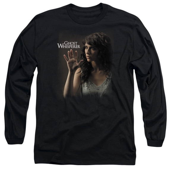 Ghost Whisperer Ethereal Long Sleeve Adult 18/1 T-Shirt Black