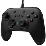 onn Wired Game Controller for Nintendo Switch 2, OLED, Lite, Black