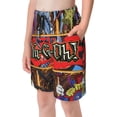 thumbnail image 2 of Yu-Gi-Oh Boy'S Swim Trunks Quick Dry Board Shorts Kids Beach Swim Shorts Bathing Suits Swimsuit, 2 of 7
