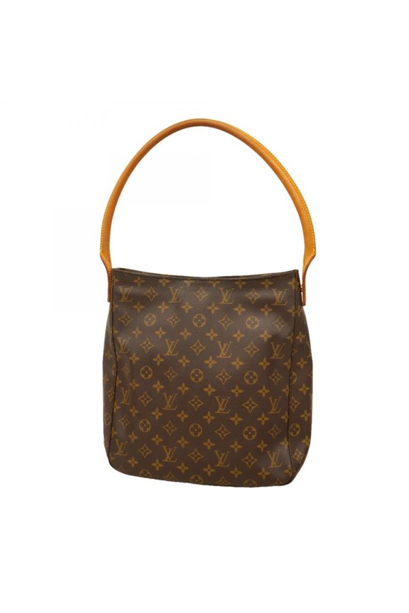Pre-Owned Louis Vuitton Monogram Looping GM Shoulder Bag M51145 Brown (Women's)