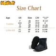 thumbnail image 3 of Meckior Toddler Boys Girls Snow Boots Winter Snow Warm Fleece Booties High-Top Ankle Shoes for Little Kids, 3 of 6