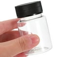 REOFLYUP 12-Pack Clear Plastic Sample Bottles with Caps, Small Wide ...