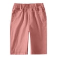 thumbnail image 5 of Bovxnpu Boys Shorts School Sports Boys School Uniform Shorts Elastic Waist Trousers, 5 of 7