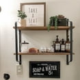 thumbnail image 4 of Solid Floating Wall Shelves Entryway Photo DVD CD Clock Decorative Display Ledge, 4 of 10