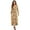 Art Boho Flower, variant on Autumn Leaf Print Womens Fall Maxi Dress V-Neck Long Sleeve Casual Dress with Pocket A-Line Flowy Tiered Dresses for Spring Winter, M