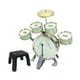 thumbnail image 3 of Batería para niños, instrumento musical de percusión, juguete para coordinación mano-ojo, kit de batería de jazz para regalo del Día del Niño, fiesta,, 3 of 8