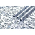 thumbnail image 2 of Elegant Comfort Amelia Paisley Printed 6-Piece Sheet Set, Deep Pocket, Fade and Wrinkle Resistant, Fitted sheets with Smart Pockets, Twin, Midnight Blue, 2 of 5