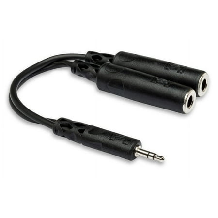 UPC: 0728736015357 | Hosa Y Cable 3.5 mm TRS to Dual 1/4  TRSF