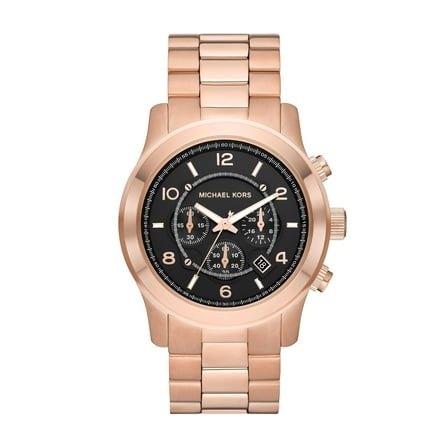 Michael Kors Runway Chronograph Rose Gold-Tone Stainless Steel Men's Watch (Model: MK9123)