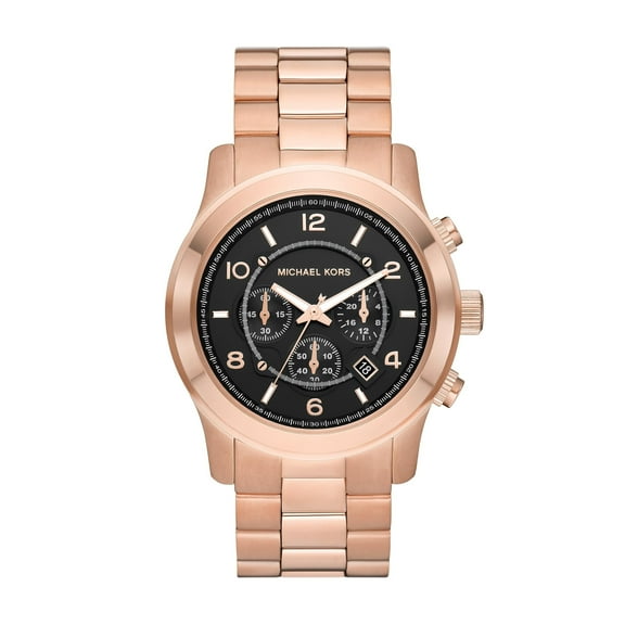 Michael Kors Runway Chronograph Rose Gold-Tone Stainless Steel Men's Watch (Model: MK9123)