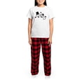 thumbnail image 4 of CafePress - Bride And Groom Women's Light Pajamas - Women's Short Sleeve Print T-Shirt and Pants Light Cotton Pajama Set, 4 of 7