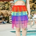 thumbnail image 4 of unbranded Falda Arcoíris Para Mujer En Tul Multicolor Ideal Para Fiesta Y Cosplay, 4 of 6