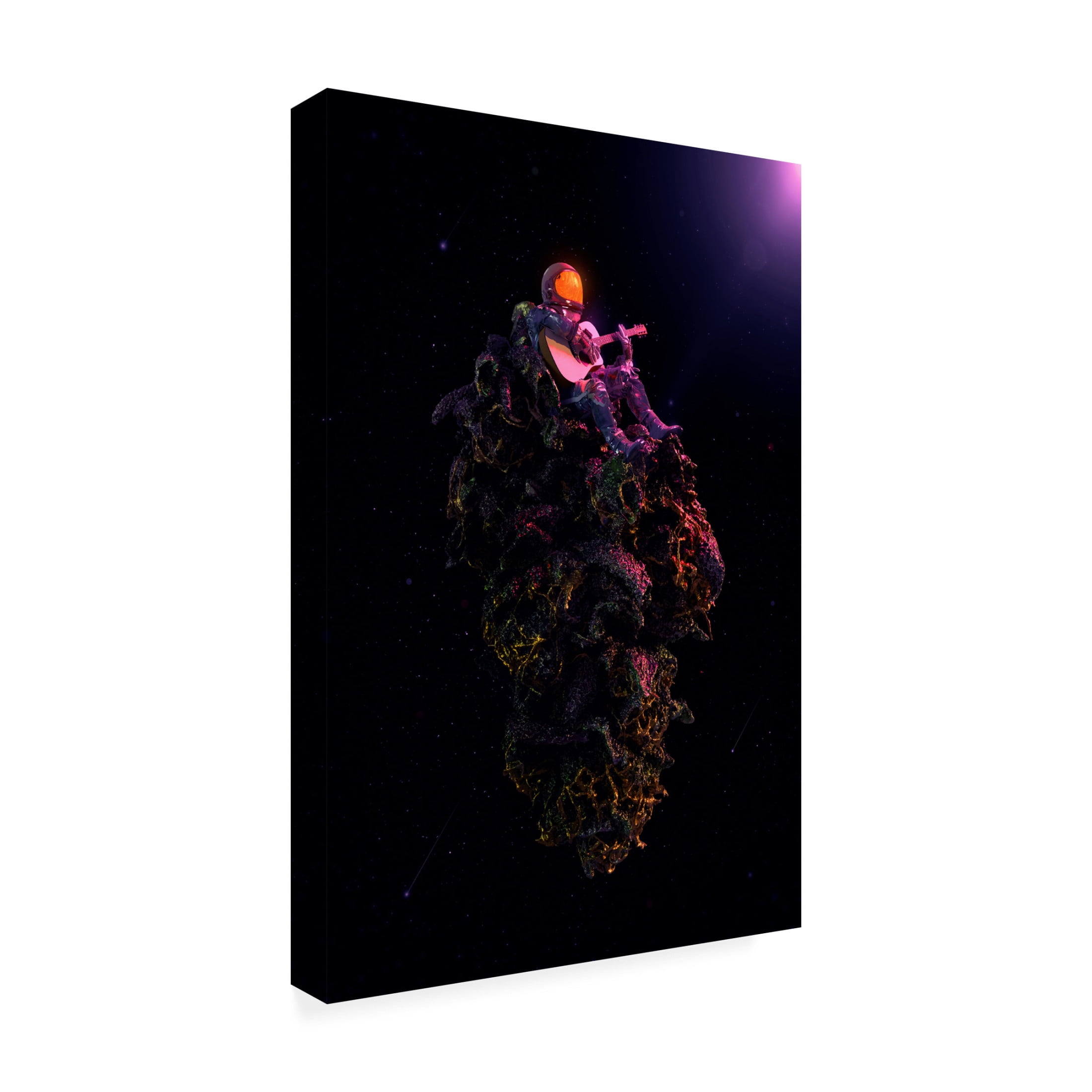 Canvas Wall Art - Francis Minoza 'High Tones' Wall Art for Living Room, Bedroom, or Office D?cor by Trademark Fine Art - 22 x 32 Inches
