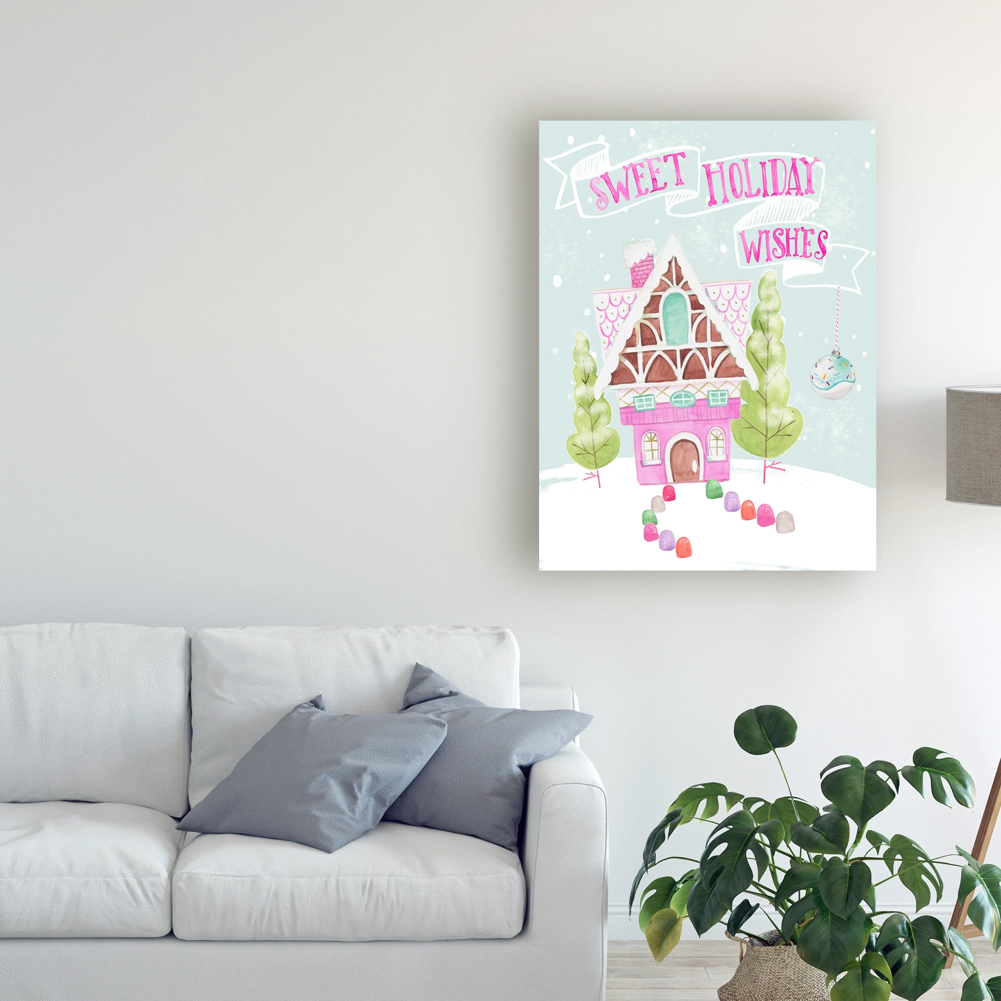 Trademark Fine Art 'Candy Christmas I' Canvas Art by Jennifer Paxton Parker
