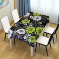 thumbnail image 4 of Yayeee Tablecloths 60" x 60" Rectangle Wrinkle Resistant Party Table Cover, White Flower Pattern, 4 of 8