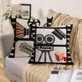 thumbnail image 3 of Movie Theater Cinema Throw Pillow Covers Set of 2 16x16 Inch Vintage Cinema Projector Popcorn Square Pillow Cases Personalized Home Decor Cushion Cover for Sofa Couch Bed (Movie), 3 of 6